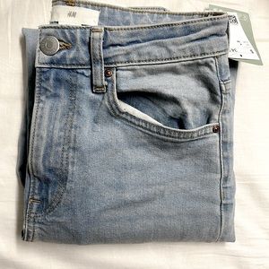 H&M straight leg/fit high waisted jeans